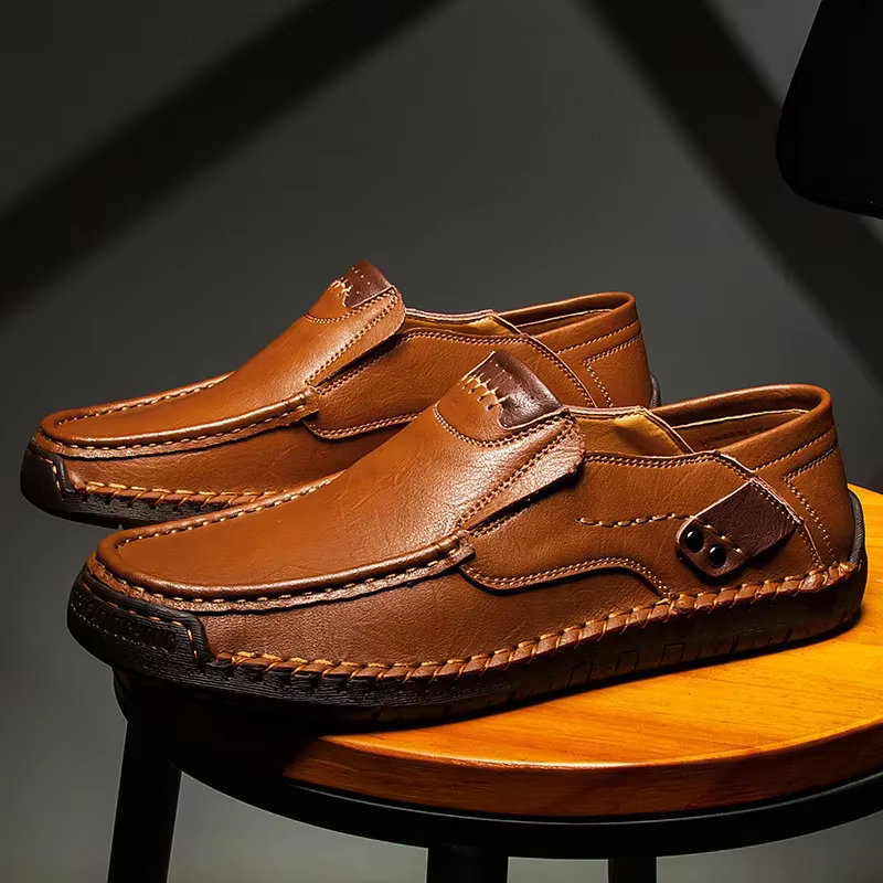 Mocassins en Cuir group pour Homme