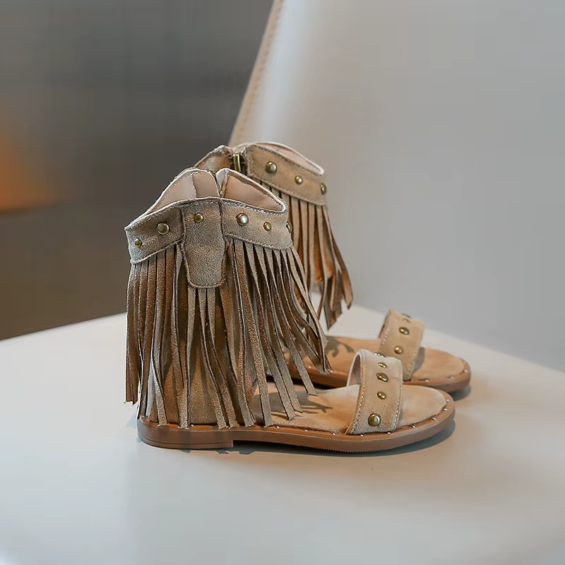 Sandales cloutées mode chaussures pour enfants filles