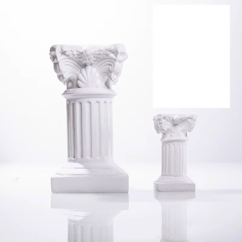 Colonnes Romaines Artificielles de Style Européen, Sculpture de 12.5cm pour Accessoires de Photographie, Décoration d'Arrière-plan de Séance Photo INS