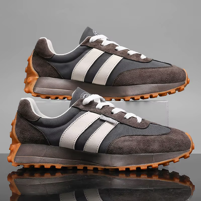 Nouvelles Chaussures Décontractées 2026 Printemps-Automne Respirantes Confortables Baskets Vintage Mode à Lacets Antidérapantes pour l'Extérieur