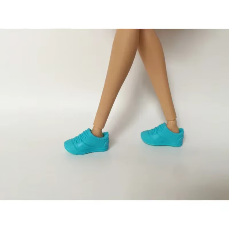 Chaussures de sport bleues, accessoires pour poupées Bbie D150