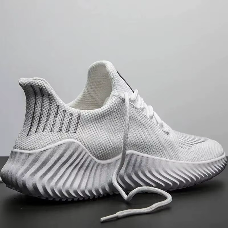 Baskets pour hommes chaussures de marche blanches