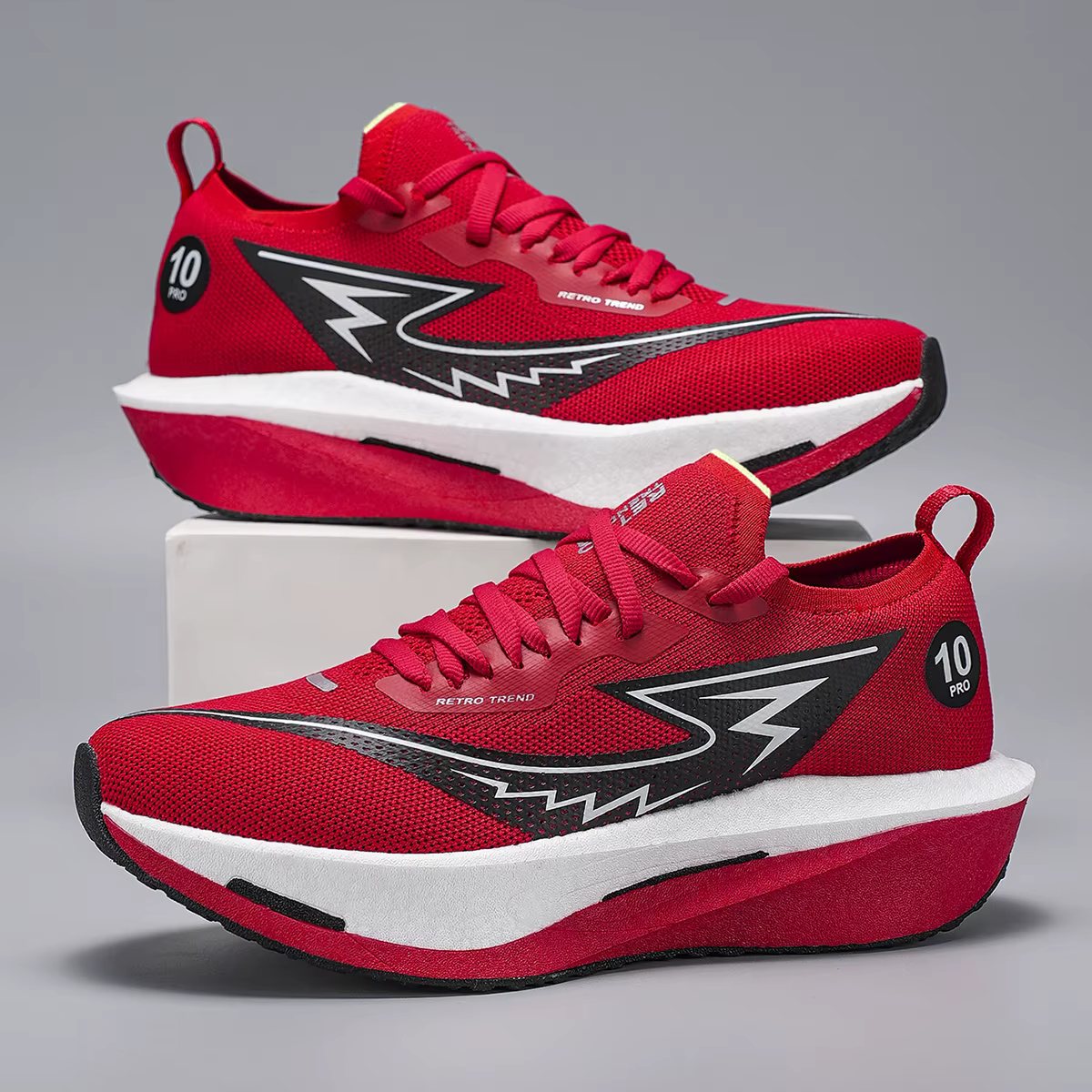 Chaussures de course Marathon avec plaque en carbone
