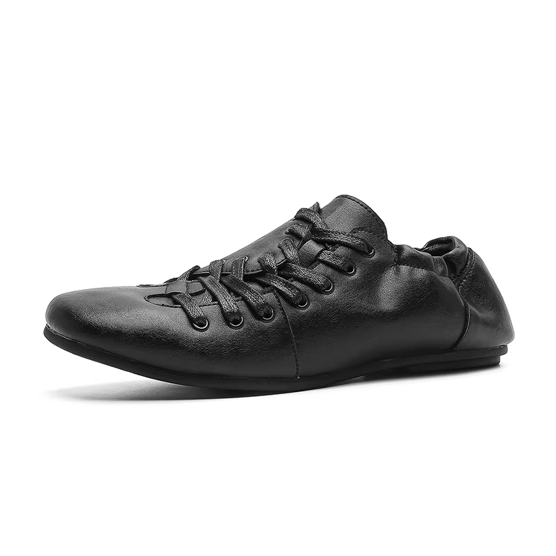 Chaussures à enfiler en cuir au Design français pour femmes
