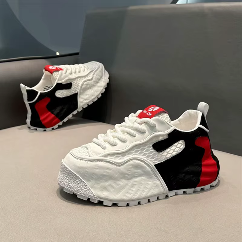 Marque chaussures pour hommes mode grosses baskets nouvelle maille