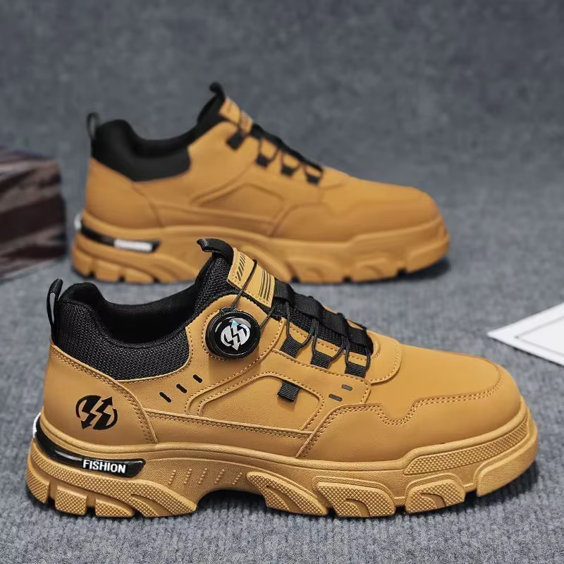 Chaussures d'été décontractées en cuir pour hommes
