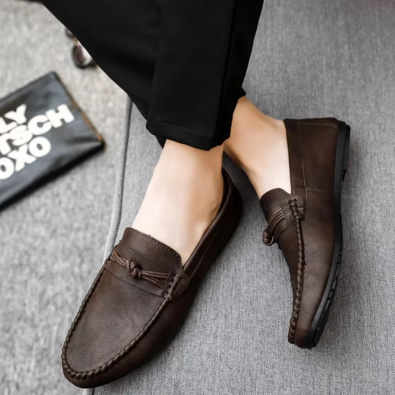 Mocassins Confortables à Enfiler pour Homme