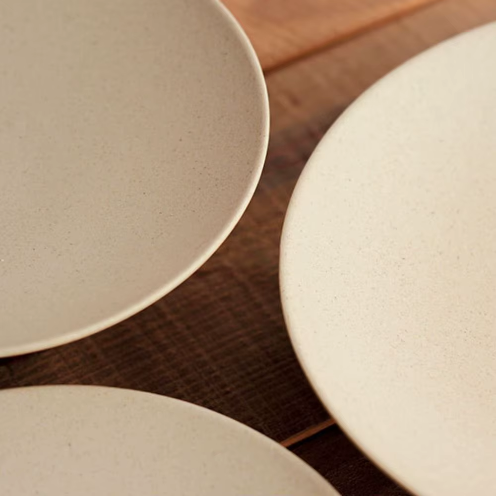 Plateau de rangement en céramique, organisateur de cuisine, plateau à Dessert en bois Durable, assiette de fruits Simple réutilisable commerciale