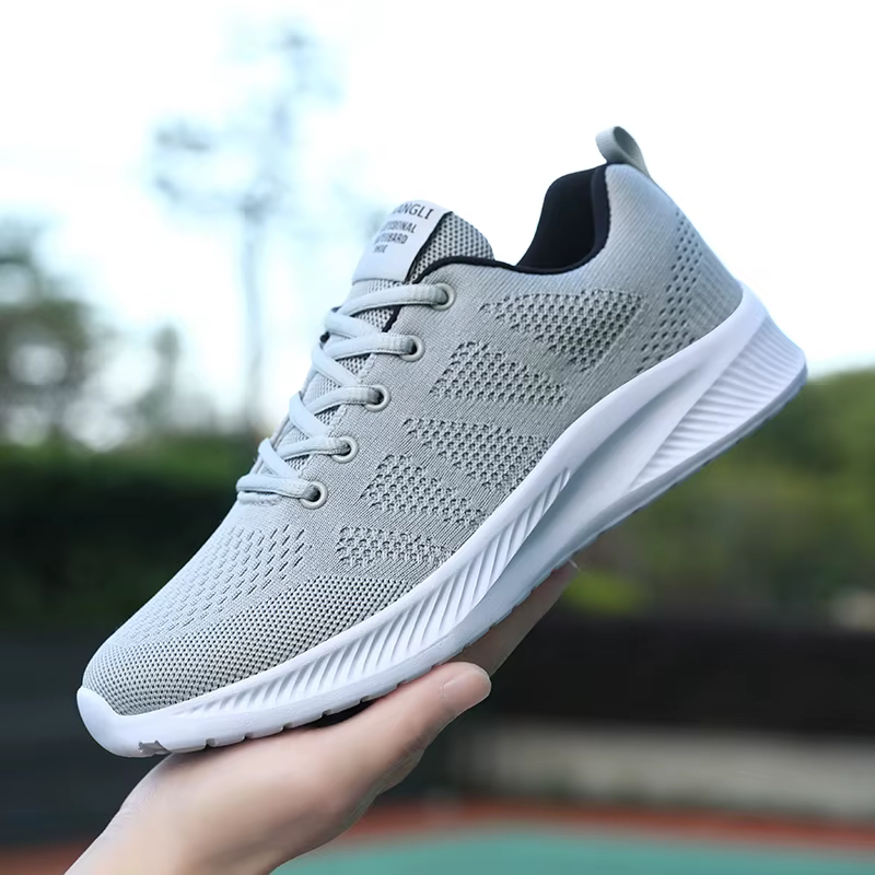 Baskets de course légères en maille pour hommes