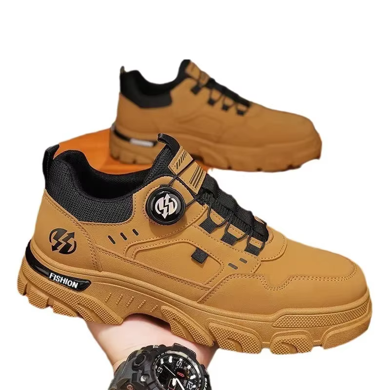 Chaussures d'été décontractées en cuir pour hommes