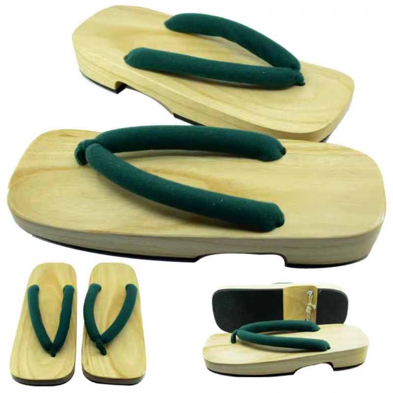 Accessoire de cosplay d'anime japonais, sabots COS, kimono, tongs, Geta, pantoufles en bois, chaussures