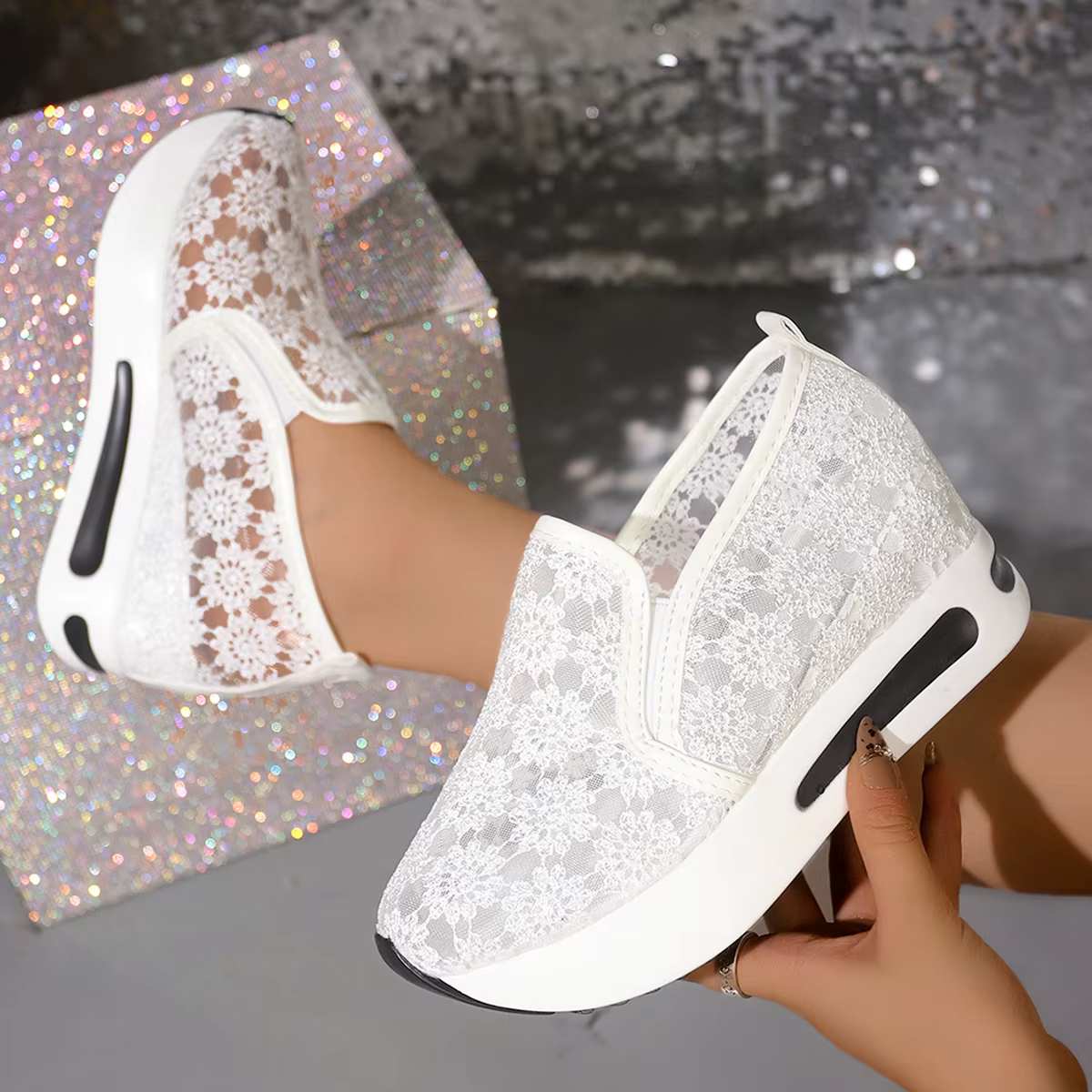 2025 femmes baskets légères sport Slip-on chaussures plates décontractées