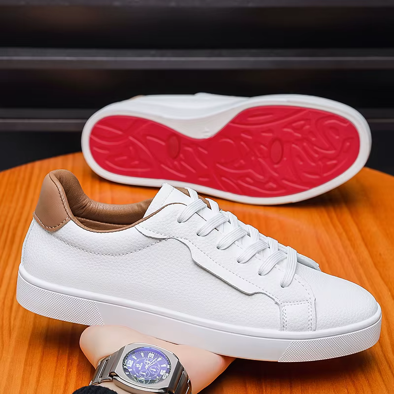 Chaussures de Skateboard en cuir pour hommes