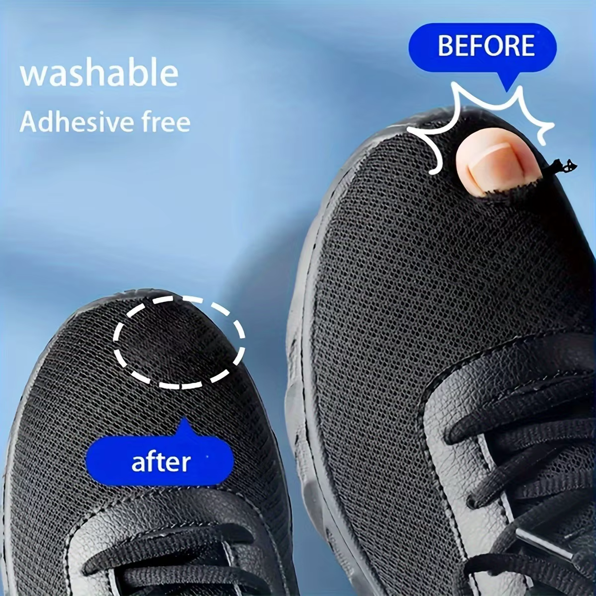 6 Pièces de Patchs Adhésifs pour Chaussures