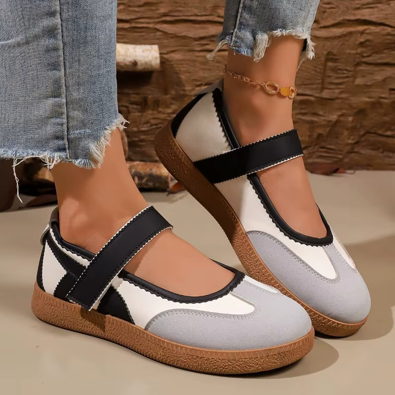 Baskets décontractées grande taille pour femmes 2026 – Nouvelles chaussures de marche à enfiler printemps-automne à