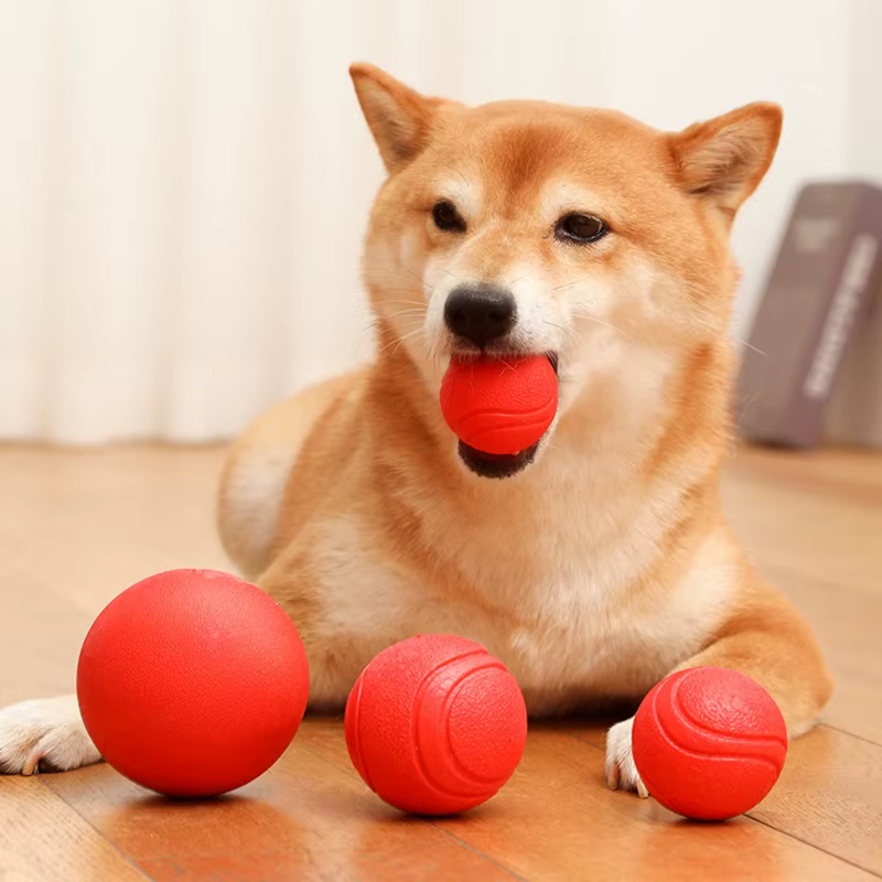 MADDEN S-XL TANSolid Caoutchouc IkBouncy Balle Morsure Degré Boucle Indestrucemballages Chien Formation