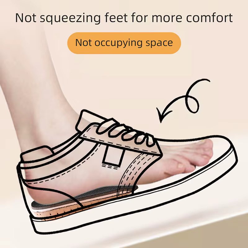 1 paire de semelles intérieures respirantes en mousse à mémoire de forme pour augmenter la hauteur