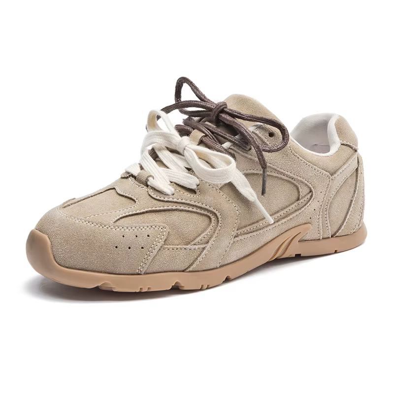 Baskets en cuir véritable pour femmes 2026 – Nouvelles chaussures d'entraînement allemandes antidérapantes