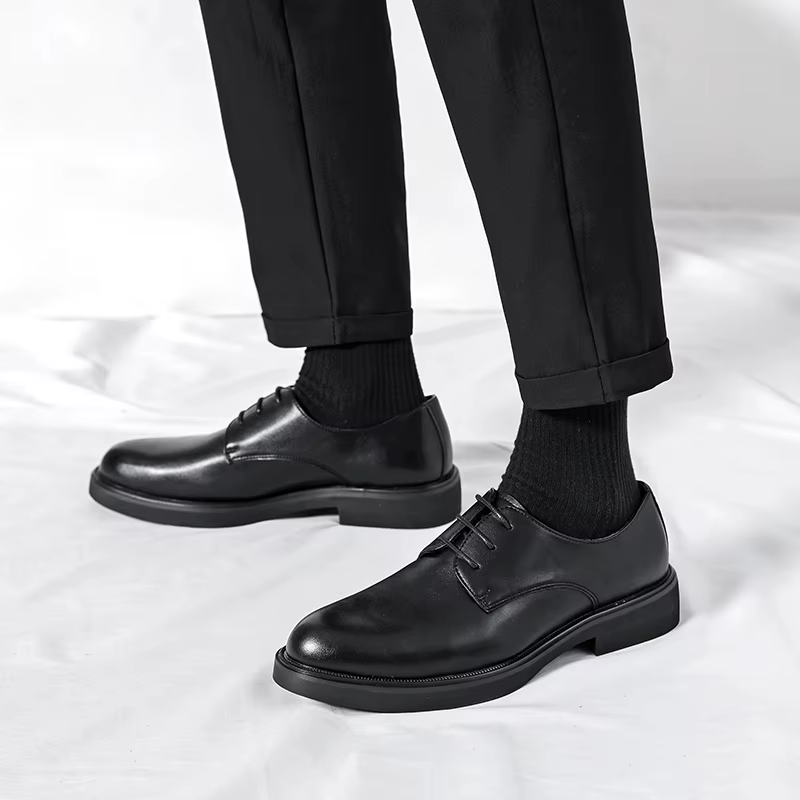 Chaussures de bureau en cuir Brogue classiques pour hommes