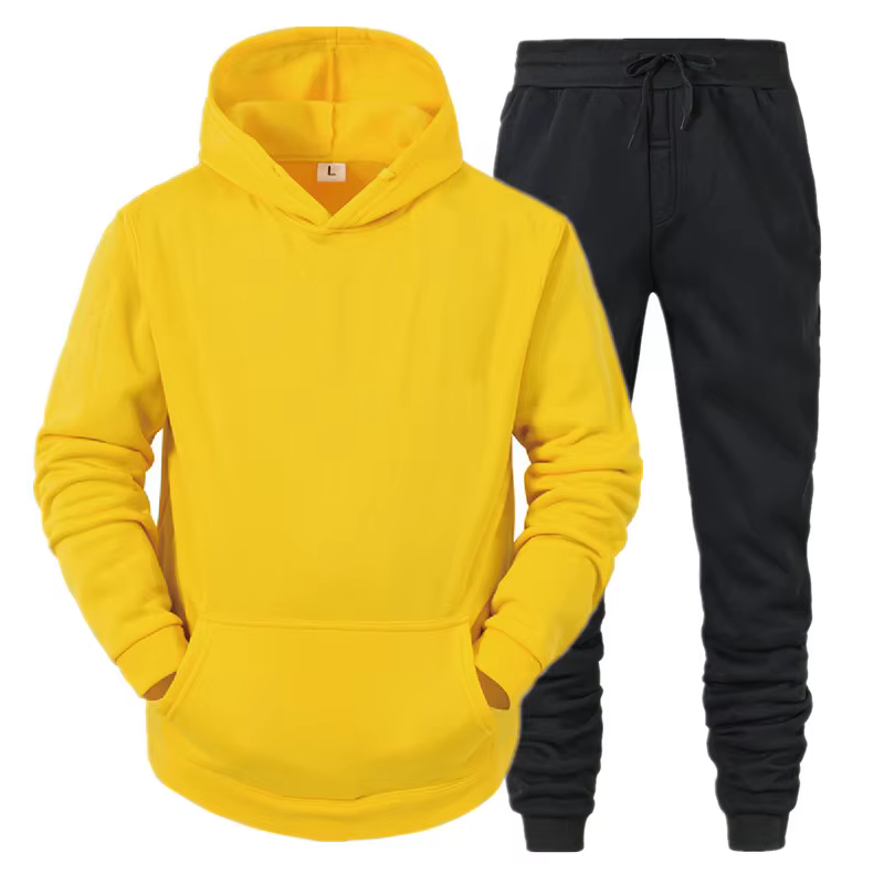 Hommes vêtements de sport pull costume sweats à capuche + pantalons