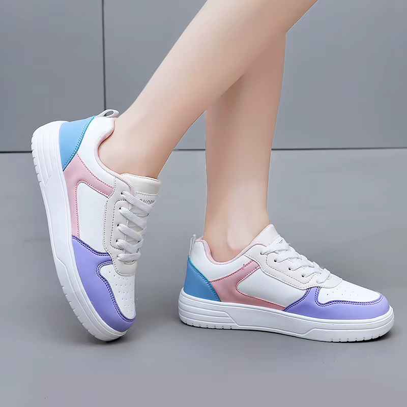 Chaussures de marche canisées respirantes pour femmes, baskets d'extérieur décontractées, mode féminine