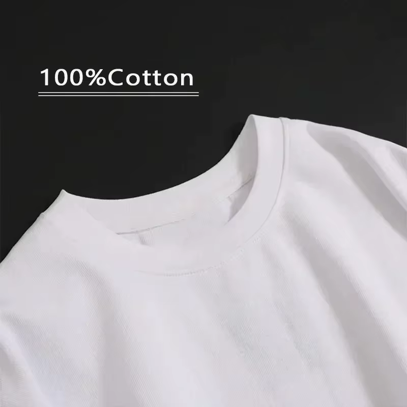 T-shirt à manches courtes avec image imprimée personnalisée