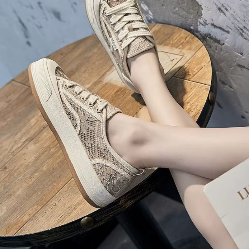Chaussures de tennis en toile pour femmes