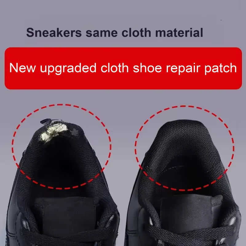 Ensemble de 4 patchs auto-adhésifs pour la réparation de chaussures – Réparez les talons