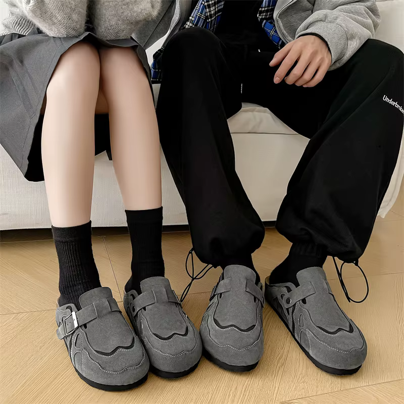 Chaussures de loisirs confortables pour hommes Boken Baotou quatre saisons nouvelles
