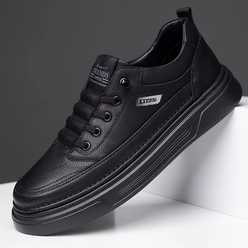 Chaussures décontractées en cuir PU pour hommes