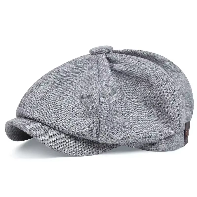 Chapeau décontracté pour homme style Peaky Blinders, Béret rétro printemps-automne, Chapeaux décontractés unisexes, Casquette octogonale sauvage, Chapeau de newsboy anglais pour fille