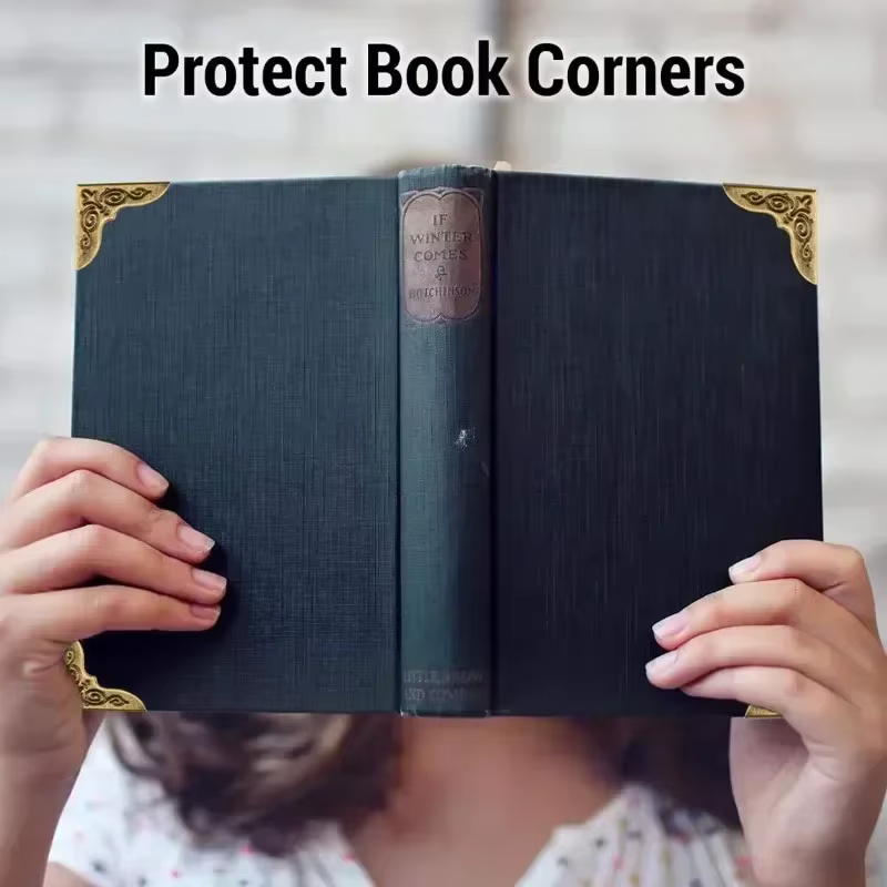Scrapbooking Albums protecteurs d'angle Menus dossiers carte fichier Menu livres en métal protecteurs d'angle artisanat décoration en gros