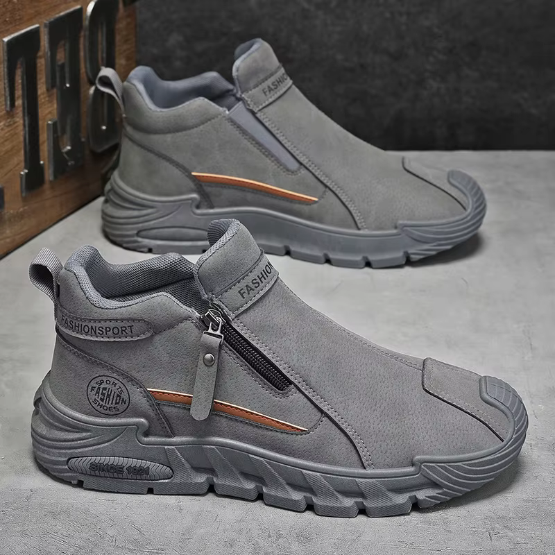 Sneakers à fermeture éclair pour hommes