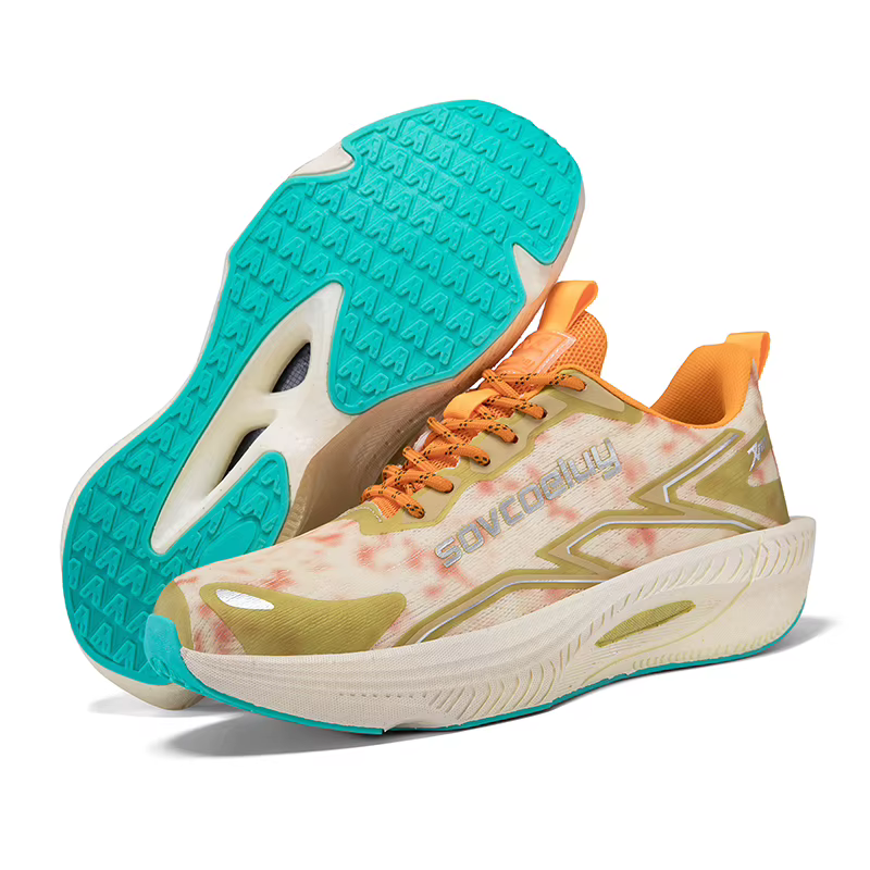 Chaussures de course Marathon avec plaque en carbone