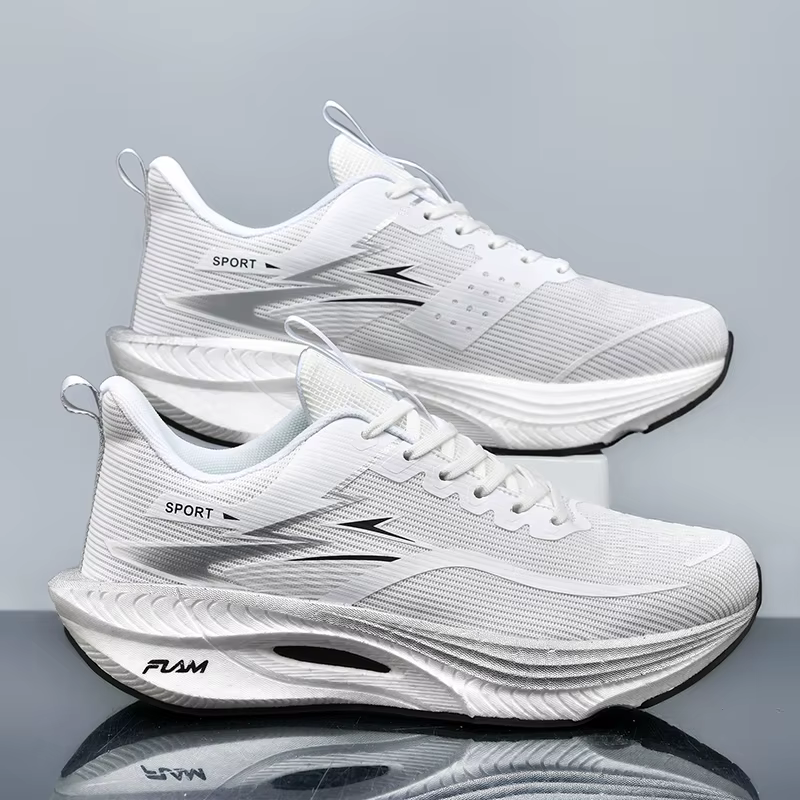 Chaussures de course pour femmes grandes tailles avec technologie de plaque en carbone