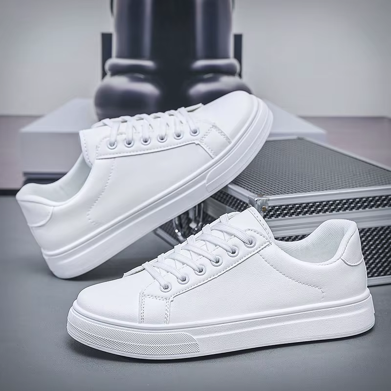 Chaussures décontractées mocassins baskets en cuir britannique