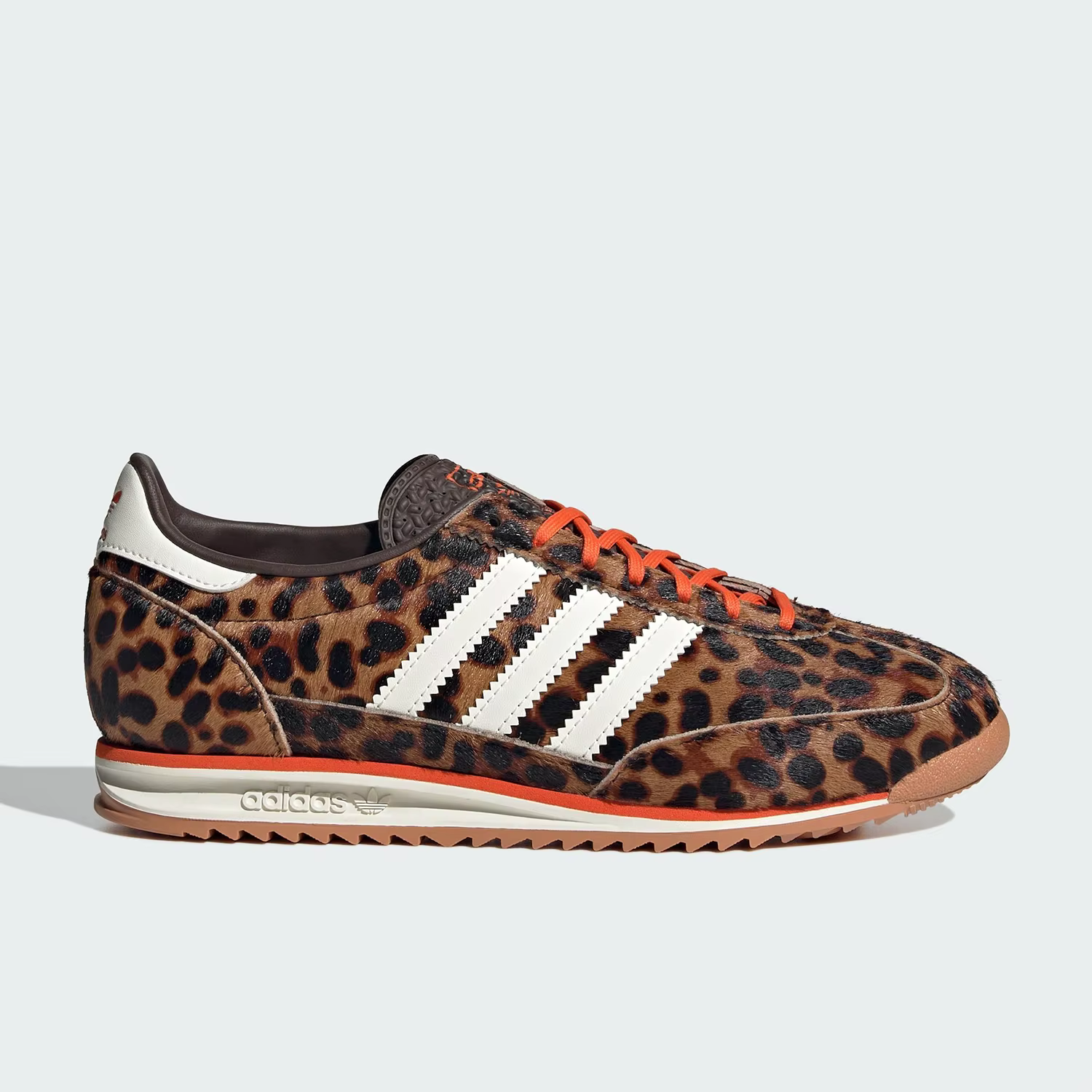 Adidas véritable trèfle femme imprimé léopard chaussures de sport durables et à la mode JI0189