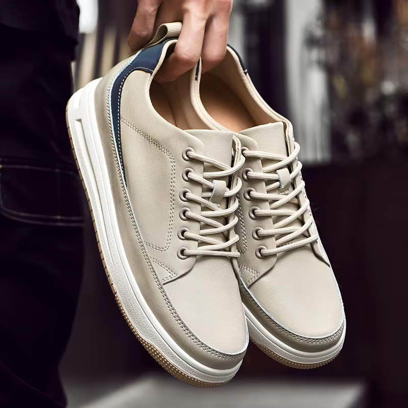 Chaussures rehaussantes en cuir pour hommes