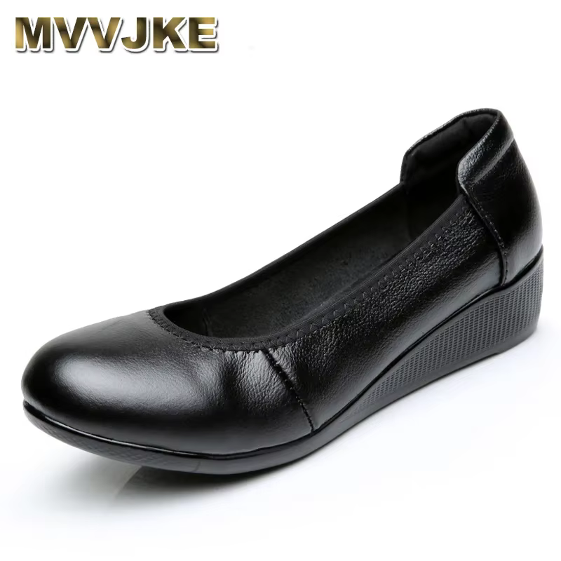 MVVJKESummer-Ballerines en Cuir group pour Femme