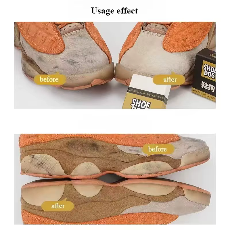 Gomme Nettoyante Instantanée Sans Eau pour Chaussures – Éliminateur de Taches pour Baskets Blanches