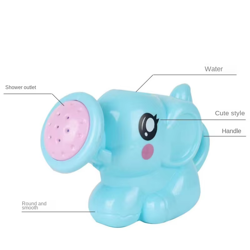 Jouet de bain bouilloire en plastique outil de douche de bain jouet de salle de bain pour bébé arrosoir éléphant jouet de bain pour enfants arroseur de bain d'été