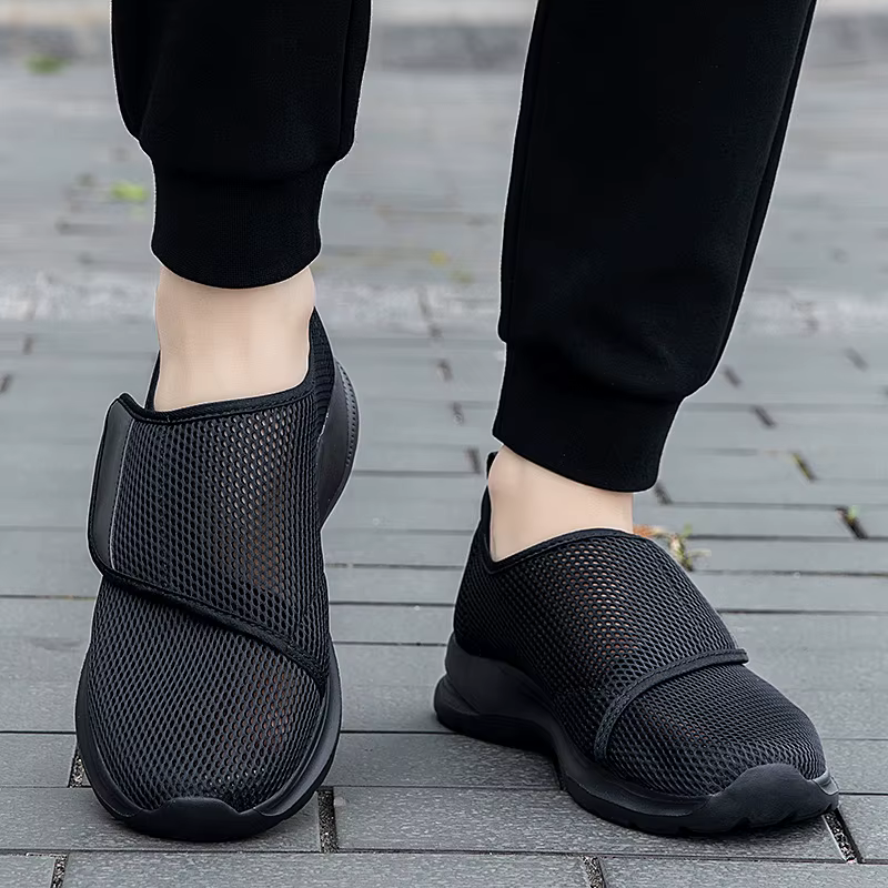 Chaussures orthopédiques décontractées pour pieds larges