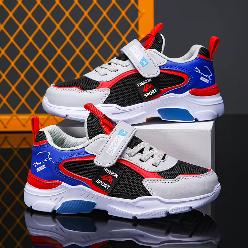 Baskets en cuir respirantes pour enfants
