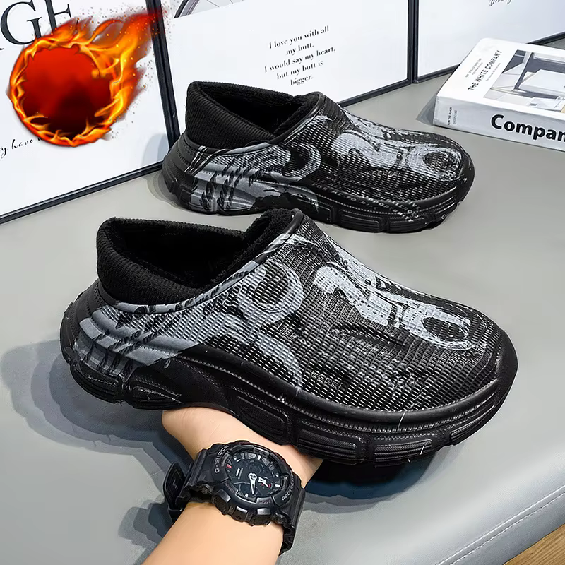 Pantoufles en coton pour hommes