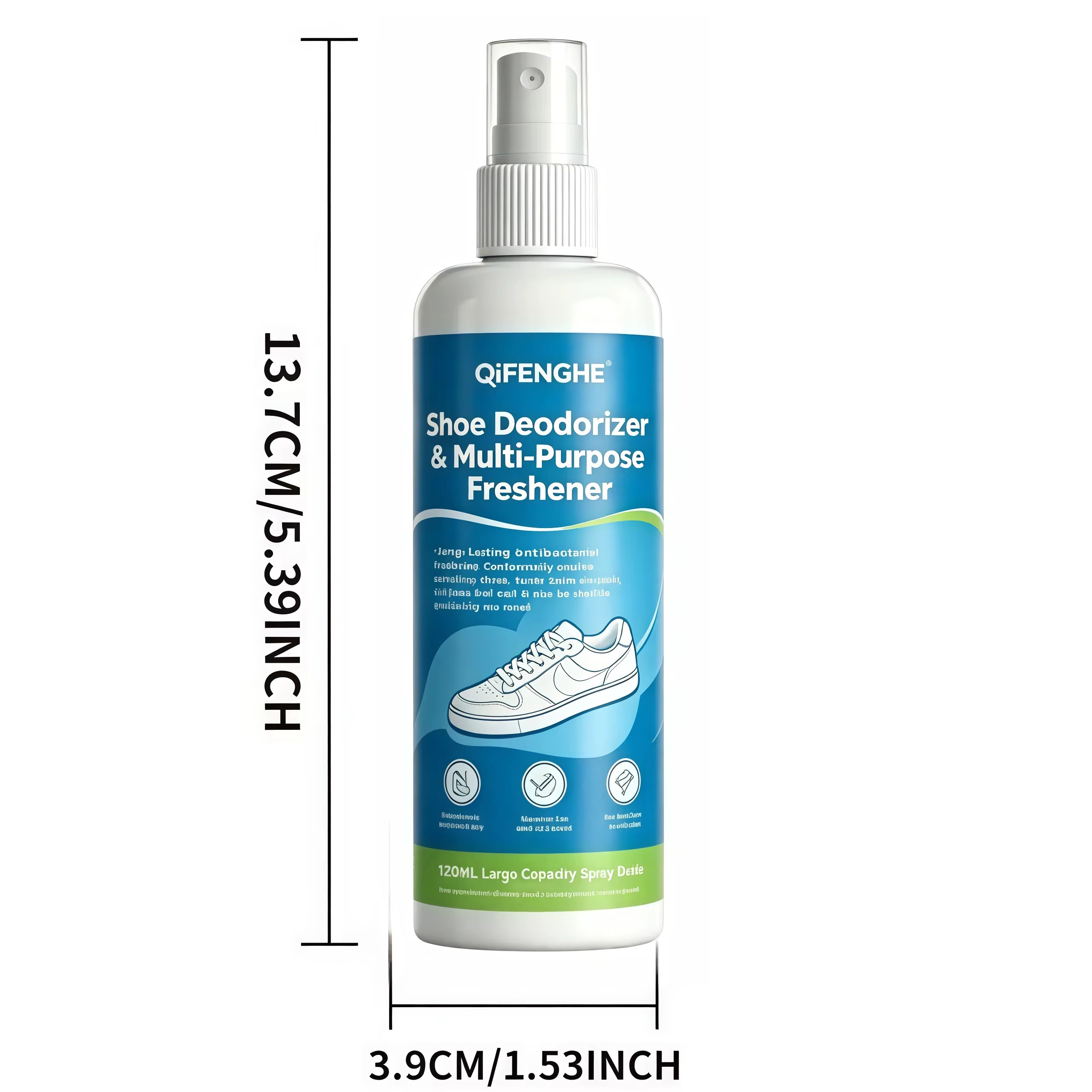 Spray désodorisant pour chaussures 120ml