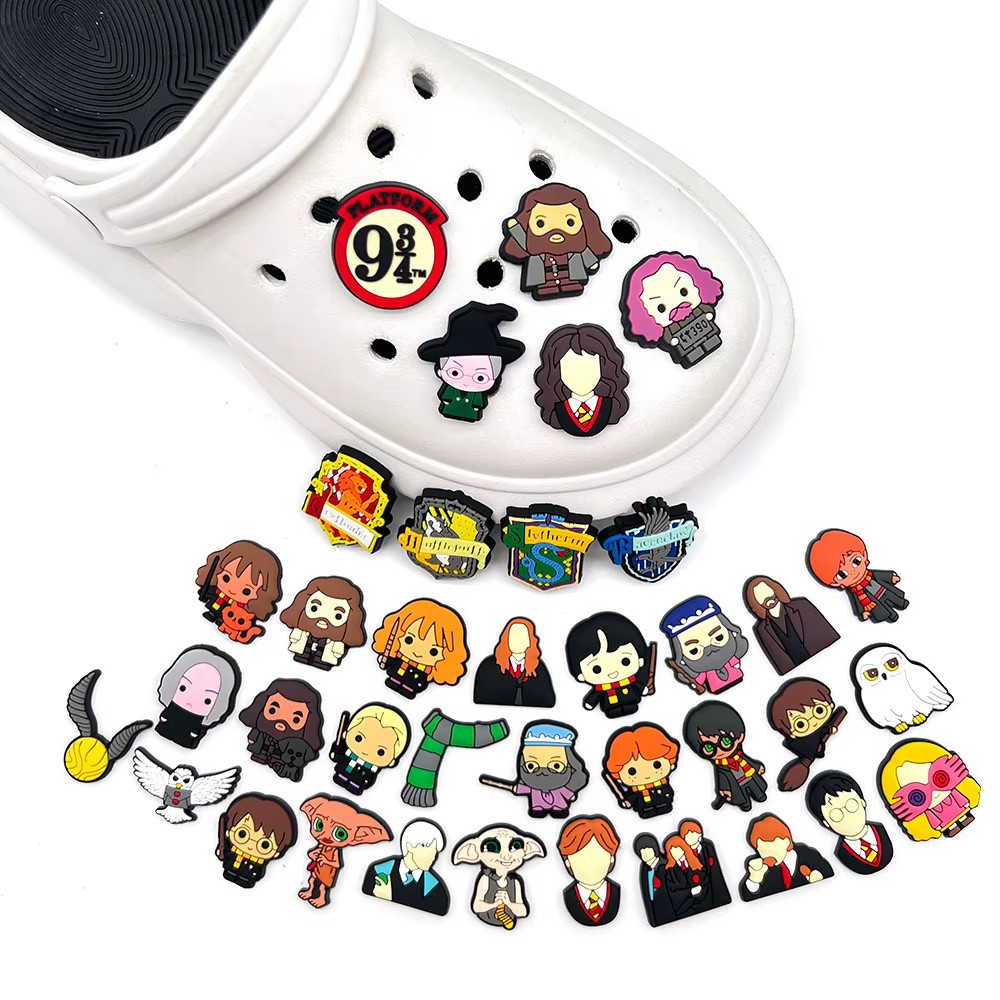 17-100 Pièces Breloques pour Chaussures Harry Potter