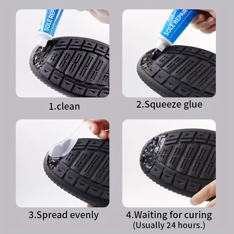 Colle de réparation de semelles de chaussures imperméable