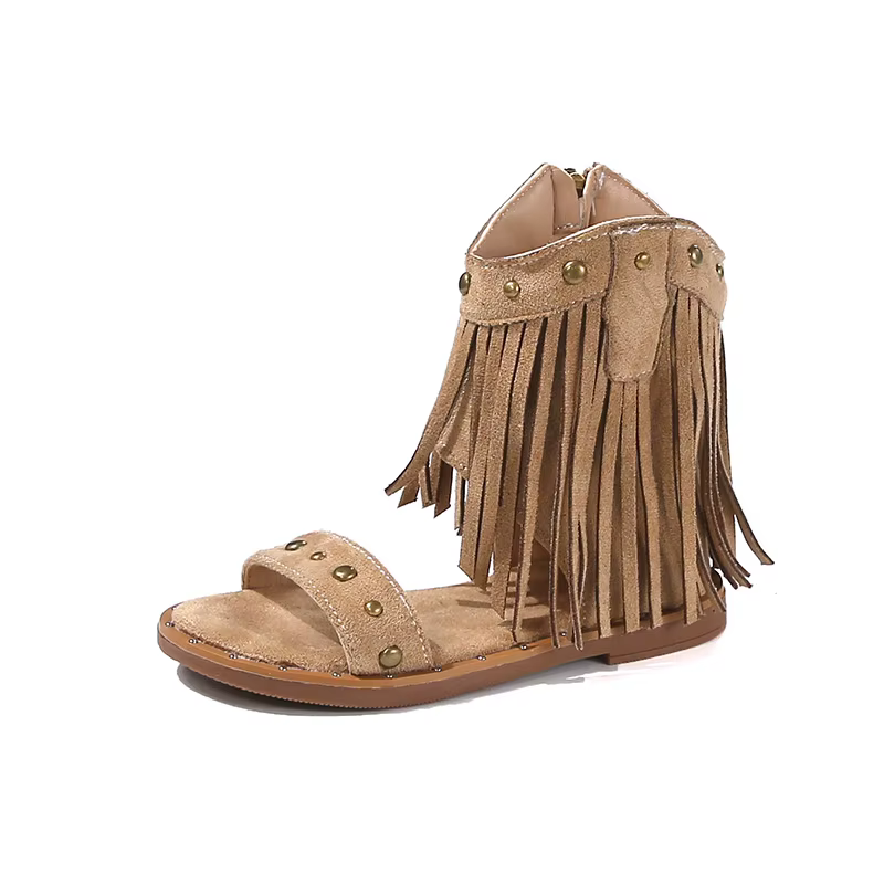 Sandales cloutées mode chaussures pour enfants filles