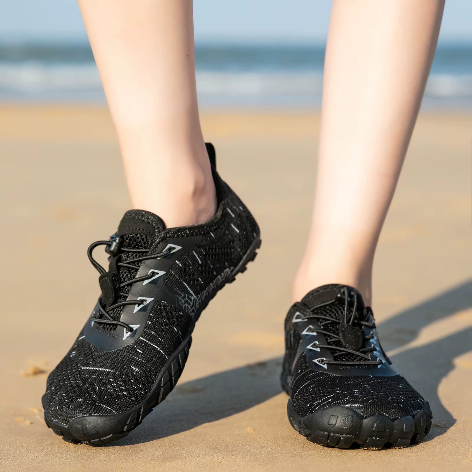 Chaussures larges pieds nus pour unisexe