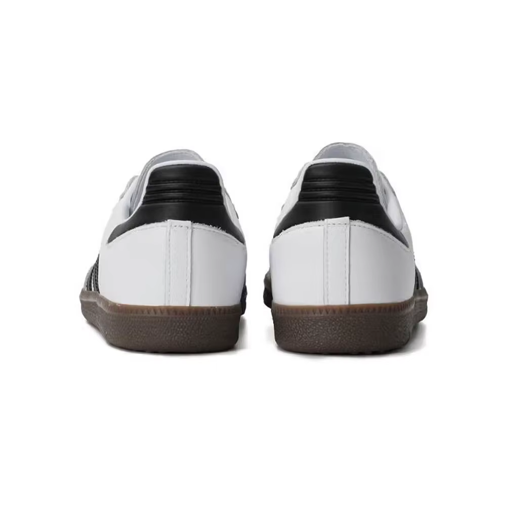 Adidas Originals SAMBA OG Tige souple pour un toucher confortable Chaussures de skate basses Style unisexe Noir